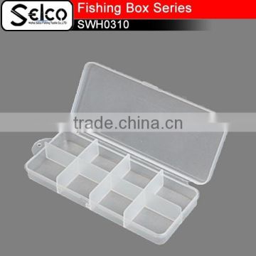 SW0310C Small Transparent plastic fishing accessory tackle box