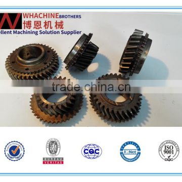 Customized helical gear made by whachinebrothers ltd.