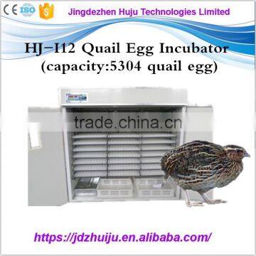 Commercial chicken incubator/quail egg incubator china HJ-I12