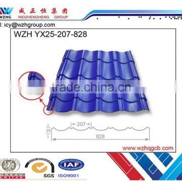 POPULAR Prepainted Galvalume Corrugated Roofing Tile,color Coated Steel Sheet, Trapezoid Steel Sheet to Asia photo-5