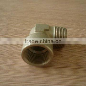 Equal Female Stud Elbow Brass Connector ,nickle Planted Brass Elbow Connector photo-2