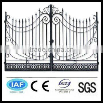 Wholesale alibaba China CE&ISO certificated wrought iron gate(pro manufacturer)