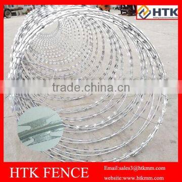 Galvanized Blade Type Flake Razor Wire,military, Prisons Buildings Fence photo-4