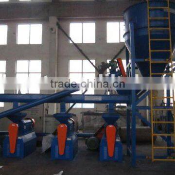 Tire recyling machine