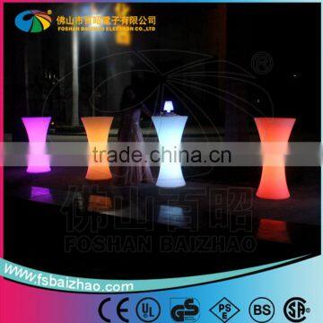 rgb LED plastic Square or round led light LED coffee table