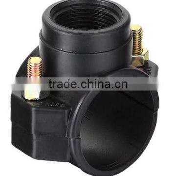 Plastic Compression Fitting Clamp Saddles For Irrigation