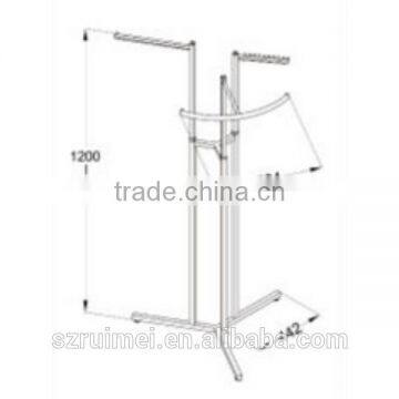 Boutique Adjustable Display Stand 3 Way Clothing Rack photo-2