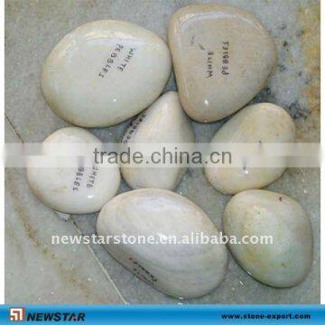 Natural White River Pebbles