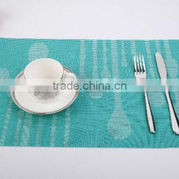 Store More Decoration Blue-Green Tableware Rectangle Wipe-Clean Place Mats