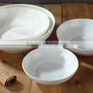 7'',8'',9'' porcelain round bowl for hotel use