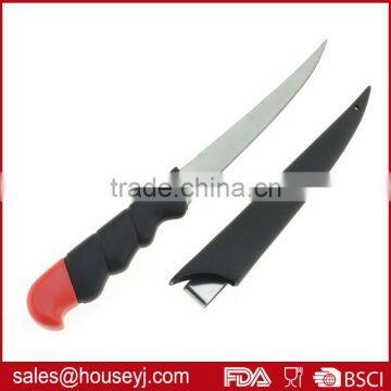 Plastic Handle Fish Fillet Knife With Plastic Case Kitchen Knife photo-3