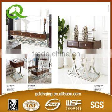 E359 Stainless Steel Marble Modern Tv Stand photo-2