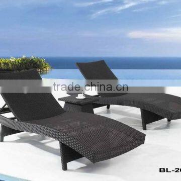 Stackable Outdoor Pool Chaise Lounge Set