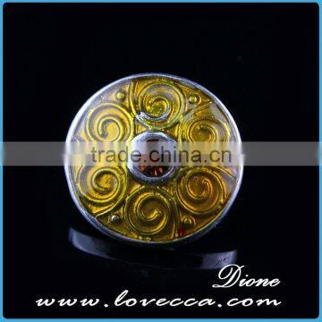 Import Snap Button Jewelry From China,Gold Plated SnapJewelry,18Mm Metal Snap Button photo-3