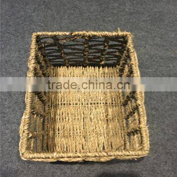 Wholesale Woven Square Custom Laundry Hemp Rope Basket photo-3
