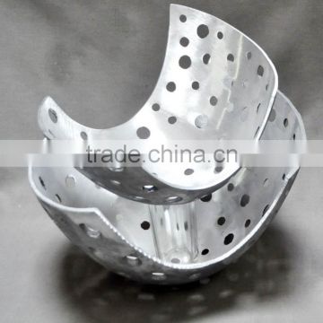 oval design fancy metal bowl