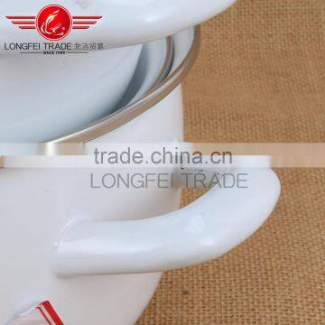 China Beautiful Decal High Quality Hot Sale 3pcs Enamel Hot Pot Casserole Wholesale photo-6