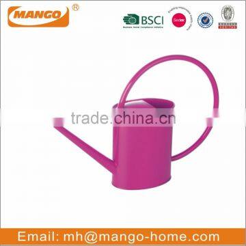 Colorful Powder Coating Metal Oval Garden Watering Can