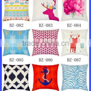 Wholesale 100% Cotton Woven Printed Fabric Towel Pillow Case Plain Cotton Throw Pillow Cover photo-6