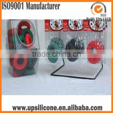 Black Silicone Finger Ring Strength Exercises Exercise Hand Grip Ring photo-6