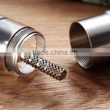 Stainless Steel Portable Manual Food Safe Black Pepper Grinder photo-3
