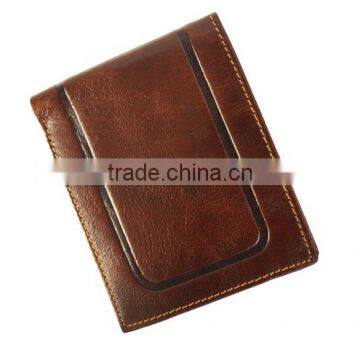 Minimal Leather Wallet Personalized Wallet RFID Blocking Leather With Card Holder Bussiness photo-3