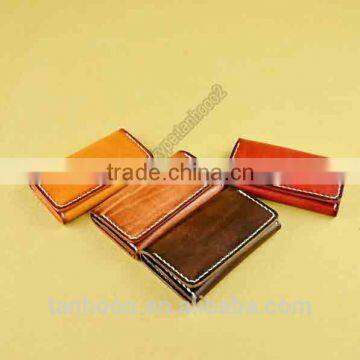 Men and Women's Genuine Leather Credit Card Holder photo-6