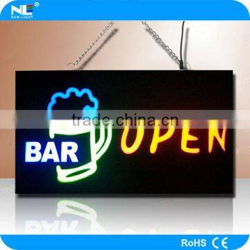 Eye-catching Digital LED Resin Signboard Design / Indoor Shop LED Sign / Portable LED Hanging Signs photo-2
