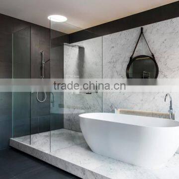 Fashionable Home Design Natural Stone White Polished Marble Tiles photo-2
