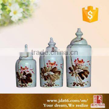 Different Size Kitchen Blue Porcelain Jar photo-5