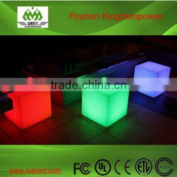 Rechargeable colorful LED beautiful cube