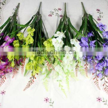 hotsell fabric gladiolus artificial gladiolus bouquet decorative flowers for landscaping