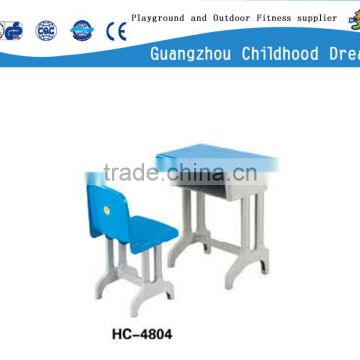 (HC-4804) Single kids used school desk chair chair writing desk