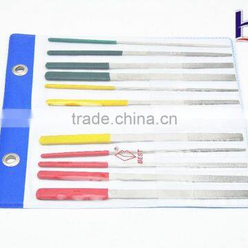 Electroplated diamond straight-pitch file in pvc bag