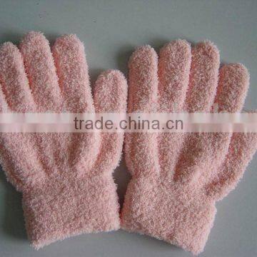 Solid microfiber glove