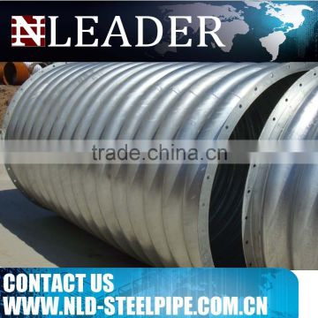 Galvanized Segmentalized Corrugated Steel Tube Culvert pipe