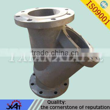 Pipeline valve class ductile iron casting for pipe connection