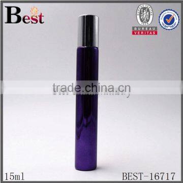 Hot Products Cosmetic Packaging Dark Purple UV Roll on Bottle 10ml Perfume Essential Oil Tube Glass Roll Bottle Factory Price photo-2