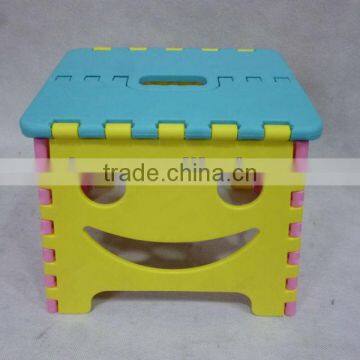 Smile Face Family and Garden Portable Folding Plastic Step Stool Chair photo-3