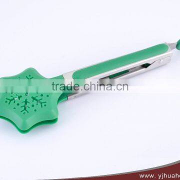 9" Skidproof Handle Nylon Food Tong