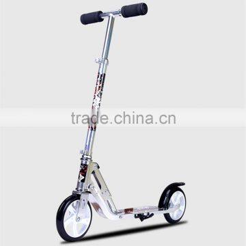 Hot Sale Child and Adult Freestyle Kick Folding Scooter With 2 Big PU Wheels photo-2