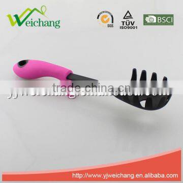 WCJ321F Premium Nylon Utensils SPAGETTI SERVER Pasta Fork Cooking Utensil Gadgets Set With Storage Stand (Multi-color) photo-3