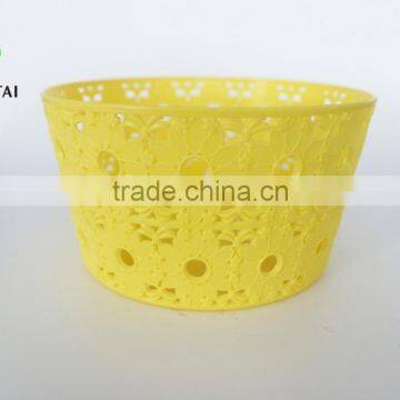 2016 New Type pp Circular Plastic Basket With Sunflower photo-5