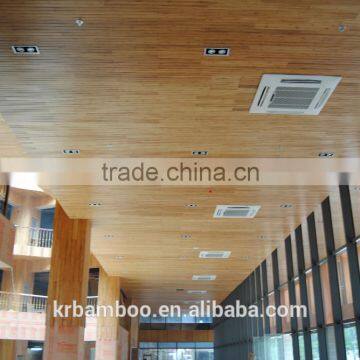 Carbonized Horizontal 2 Layers Matt Finish Bamboo Wall Panel and Bamboo Ceiling With Durable Quality