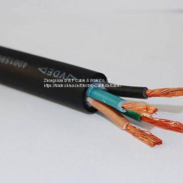 VDE Approval Flexible Rubber Cable H05rr-F, H05rn-F, H07rn-F