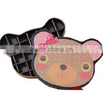 Bear Shape Paper Chocolate Box