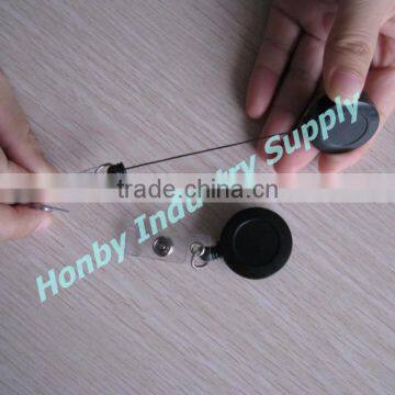 Black 32mm Retachable Job Card Badge Reel