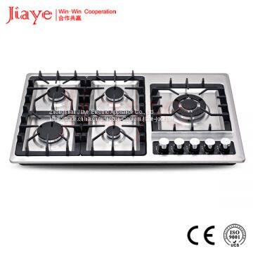Stainless steel gas hob/86cm kitchen gas stove/Built in 5 burner gas cooker JY-S5027