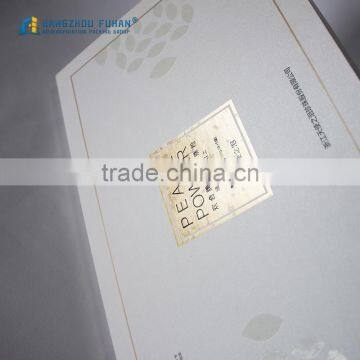 High Quality Cardboard Golden Logo Packing Box photo-4