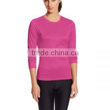 Cheap plain wholesale Women's Core Long Sleeve Top